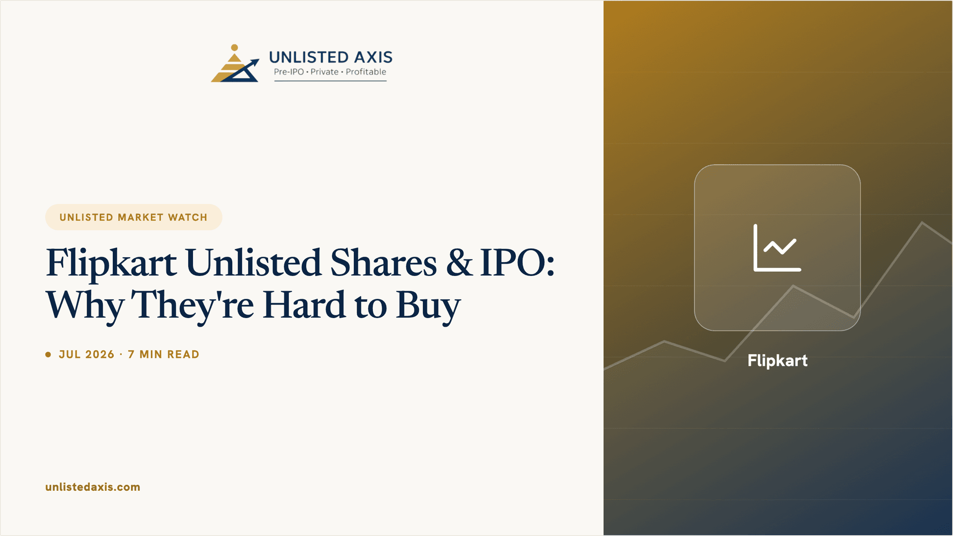 Flipkart Unlisted Shares & IPO: Why They’re Hard to Buy