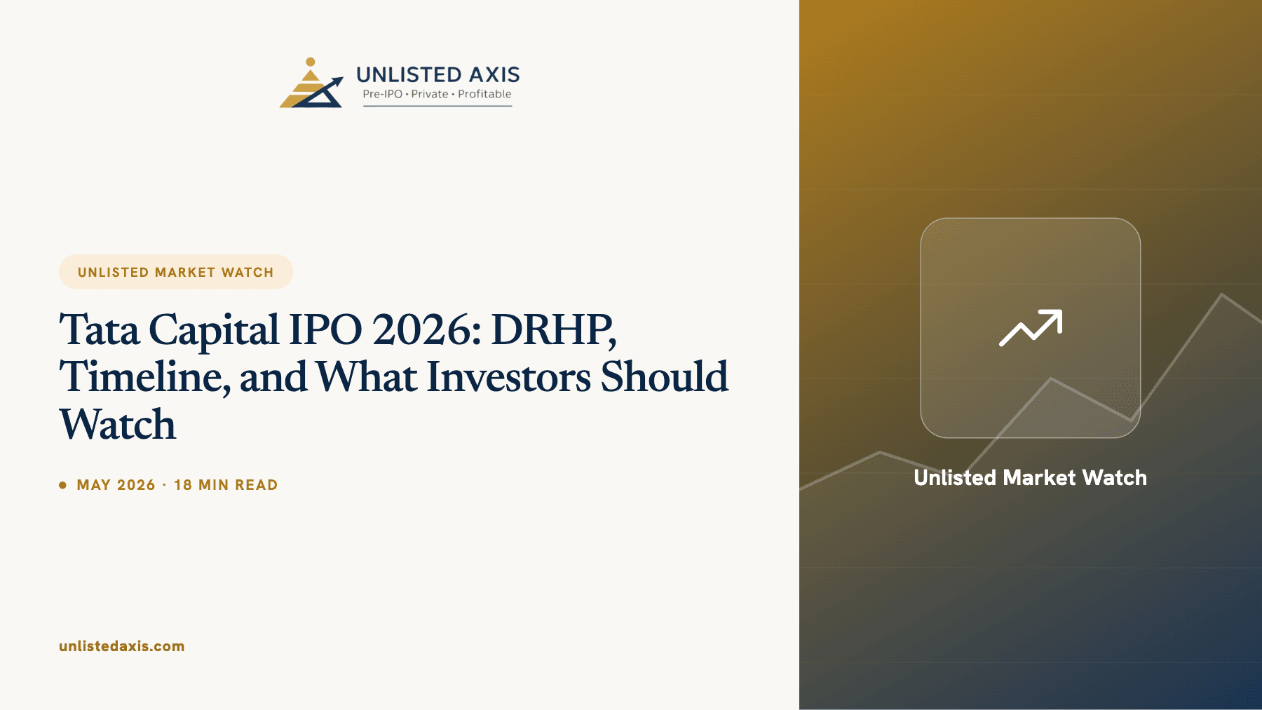 Tata Capital IPO 2026: DRHP, Timeline, and What Investors Should Watch