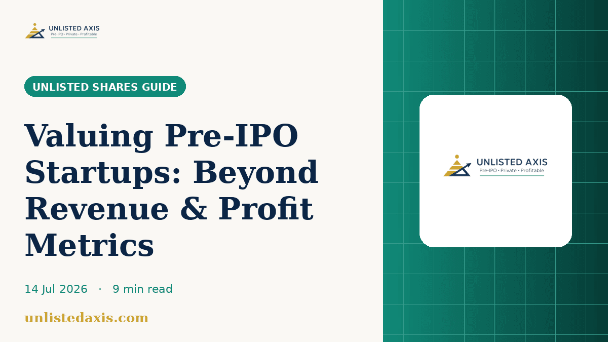 Valuing Pre-IPO Startups: Beyond Revenue & Profit Metrics