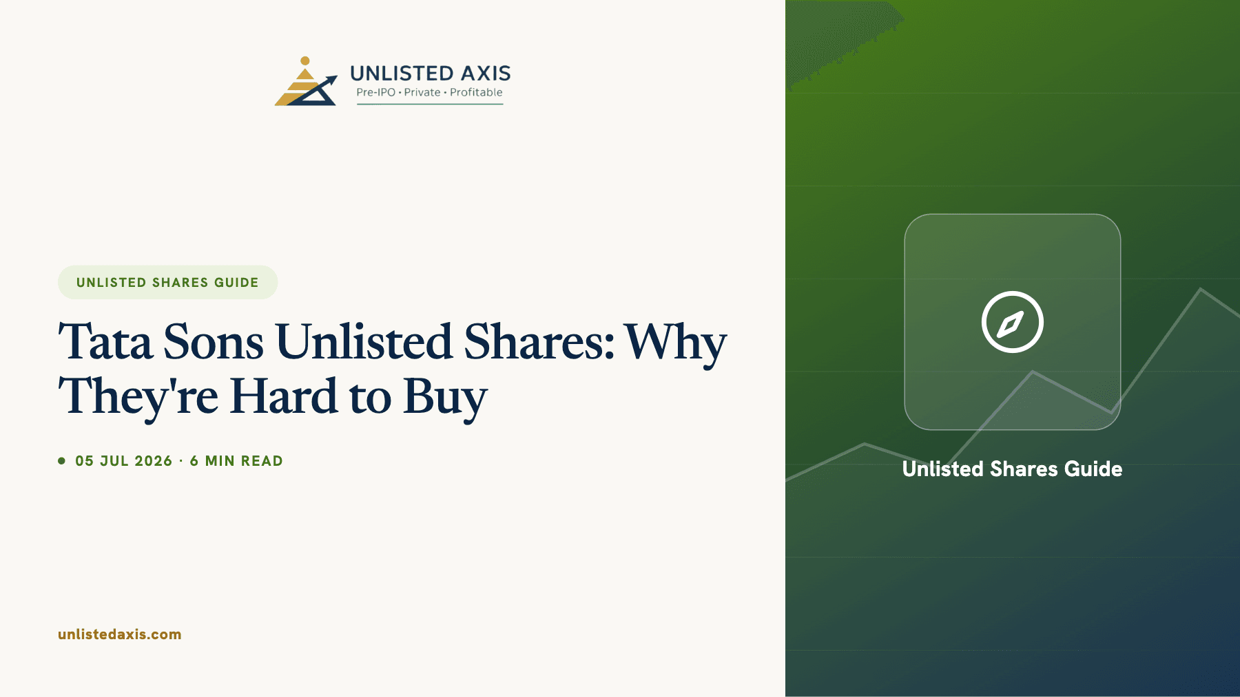 Tata Sons Unlisted Shares: Why They're Hard to Buy