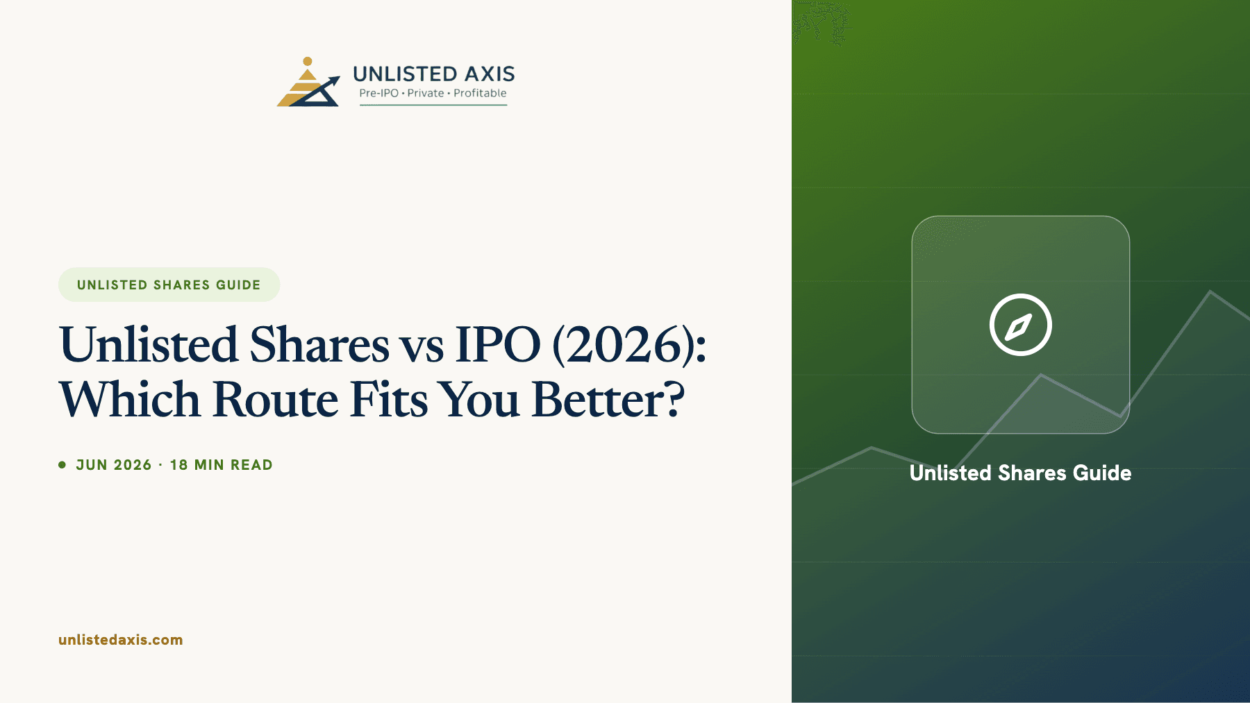 Unlisted Shares vs IPO (2026): Which Route Fits You Better?