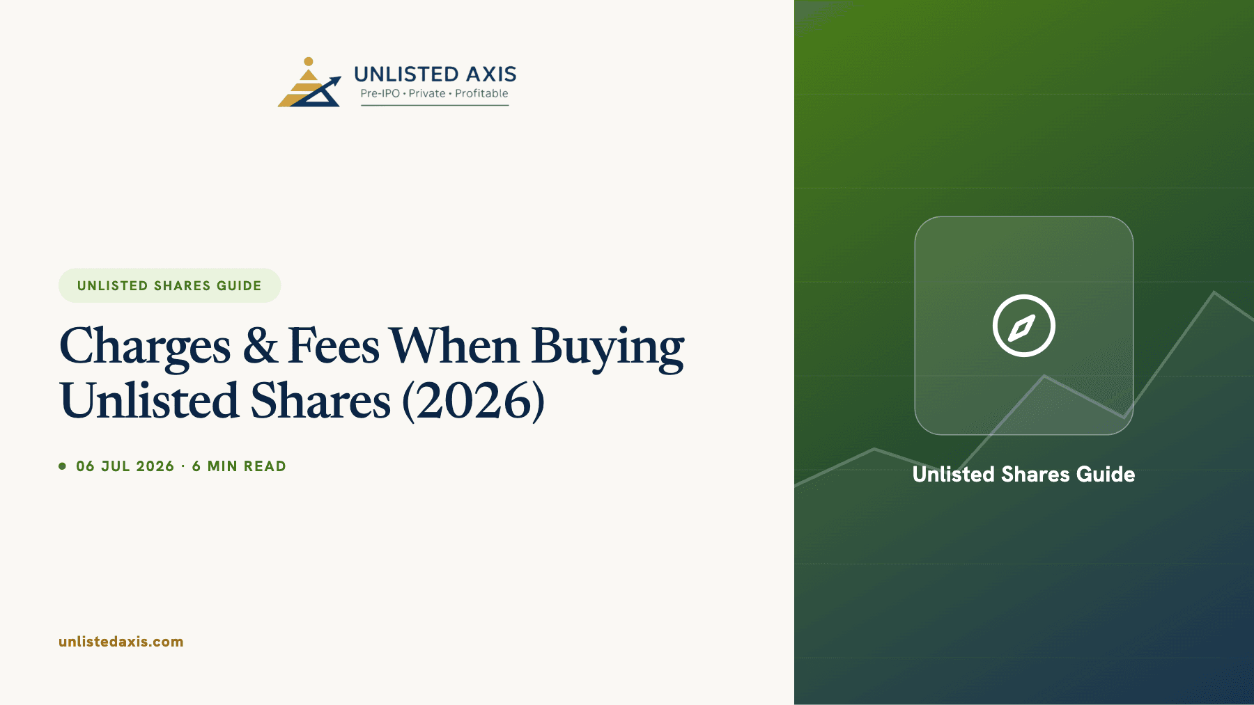 Charges & Fees When Buying Unlisted Shares (2026)