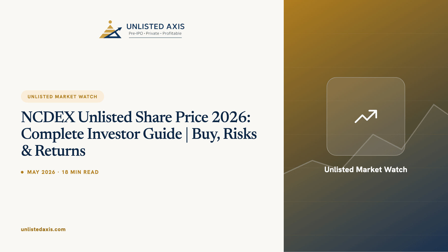 NCDEX Unlisted Share Price 2026: Complete Investor Guide | Buy, Risks & Returns