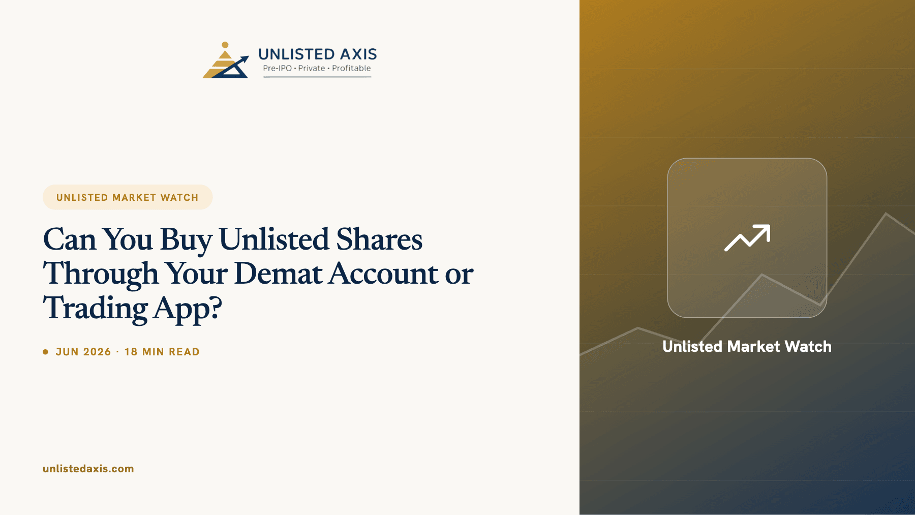 Can You Buy Unlisted Shares Through Your Demat Account or Trading App?