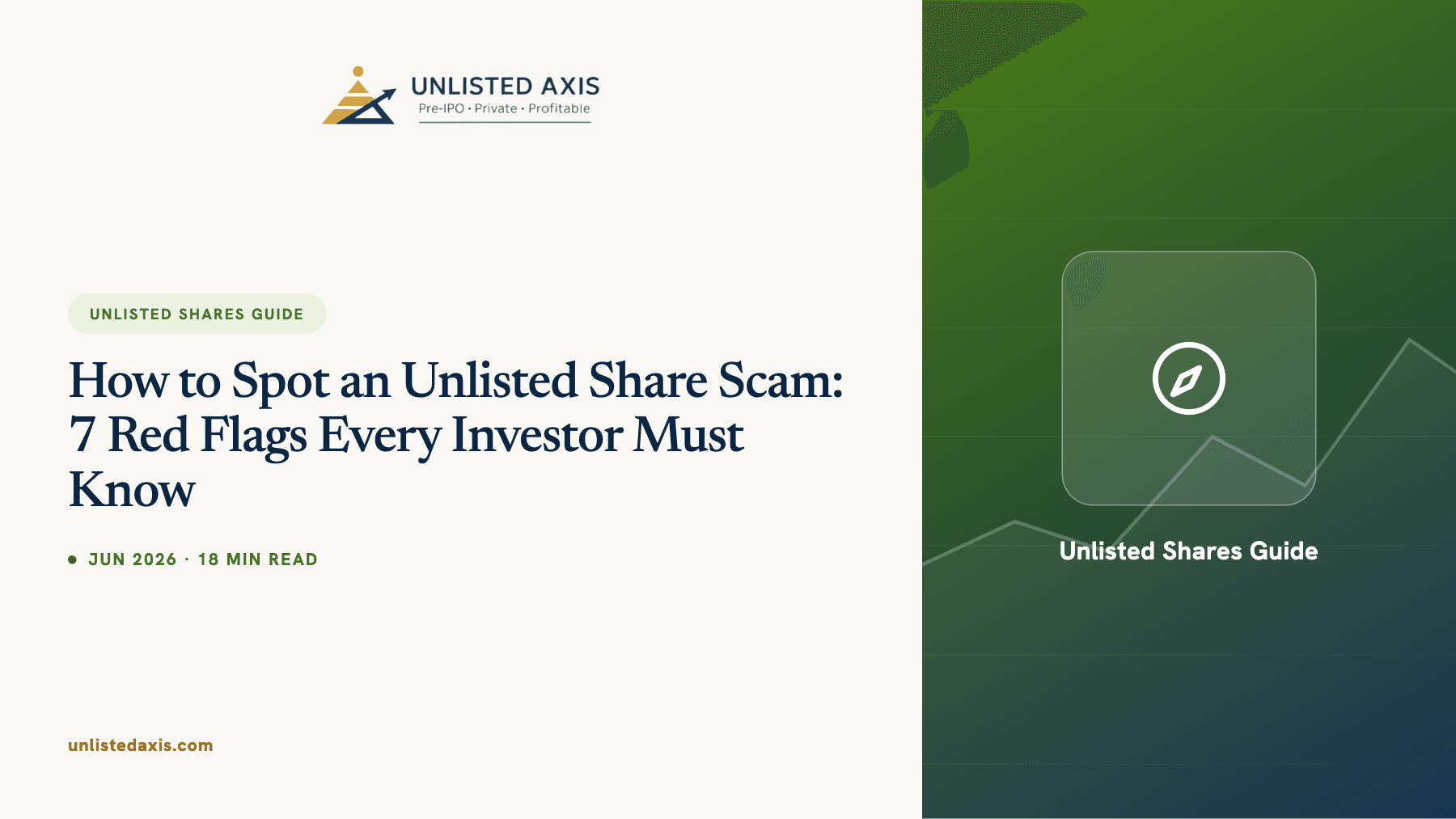 How to Spot an Unlisted Share Scam: 7 Red Flags Every Investor Must Know