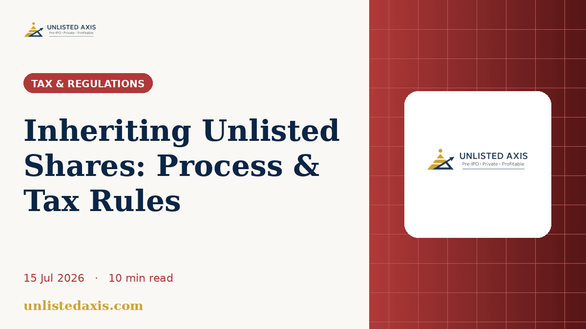 Inheriting Unlisted Shares: Process & Tax Rules