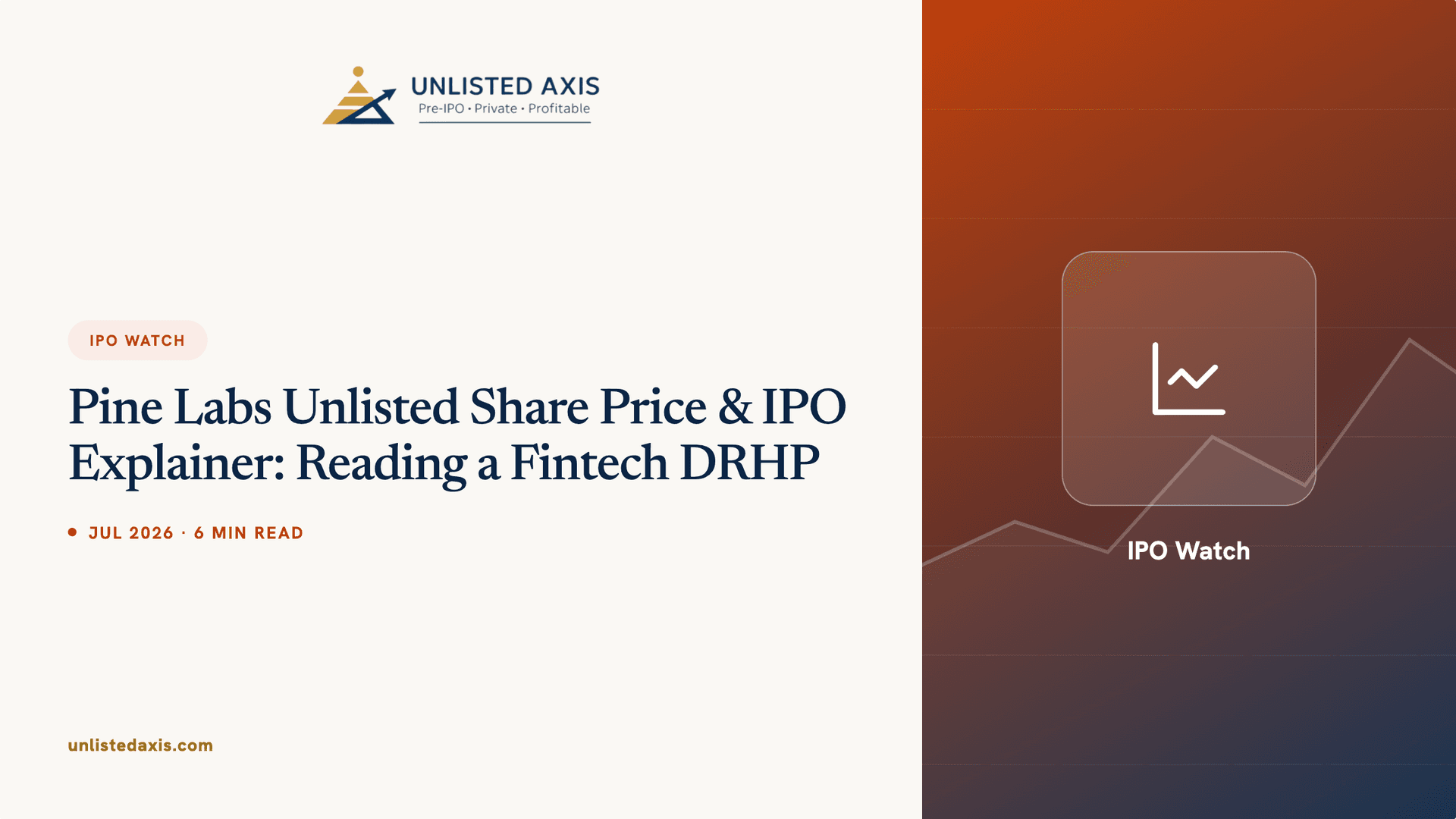 Pine Labs Unlisted Share Price & IPO Explainer: Reading a Fintech DRHP